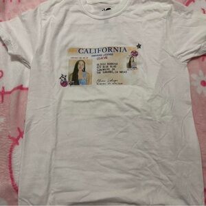 olivia rodrigo drivers license shirt